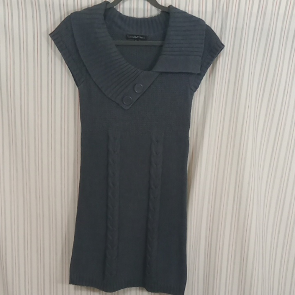 Wishful Park Darling Grey Sweater Dress🩶 L